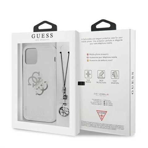 Etui na telefon iPhone 12 Pro Max Guess Charms Collection 4G Silver