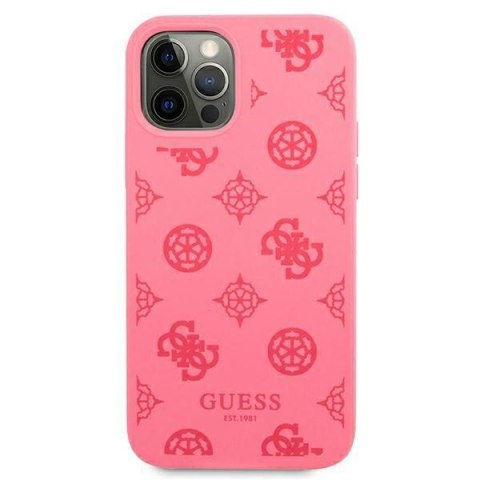 Etui na telefon iPhone 12 Pro Max Guess GUHCP12LLSPEFU fuksja