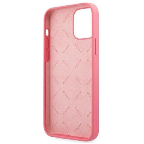 Etui na telefon iPhone 12 Pro Max Guess GUHCP12LLSPEFU fuksja