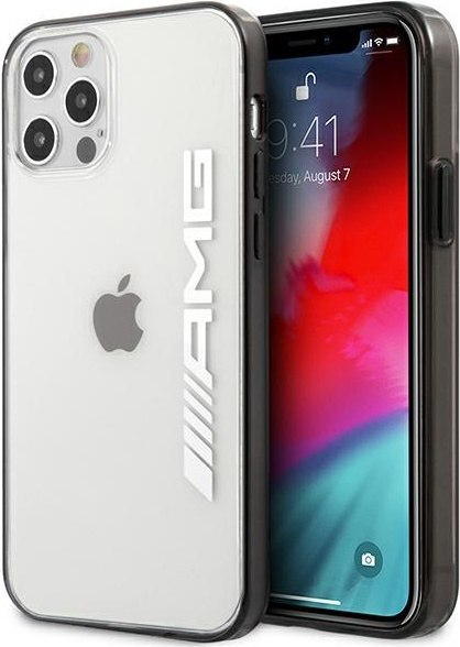 Etui na telefon iPhone 12 Pro Max Mercedes AMG przezroczyste hardcase