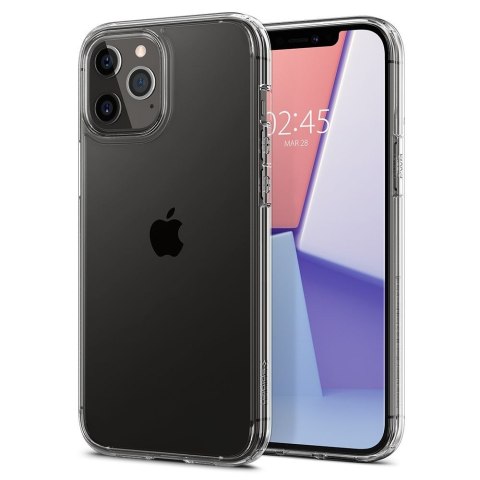 Etui na telefon iPhone 12 Pro Max Spigen Ultra Hybrid przezroczyste