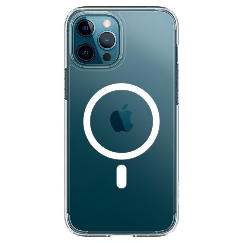 Etui na telefon iPhone 12 Pro Max Spigen Ultra Hybrid Mag białe