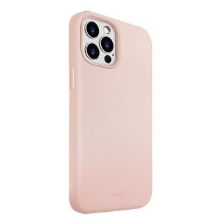 Etui iPhone 12 Pro Max UNIQ Lino Hue różowy