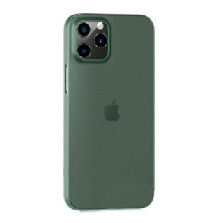 Etui iPhone 12 Pro Max USAMS Gentle zielone przezroczyste