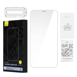 Szkło hartowane Baseus 0.4mm Corning HD Apple iPhone 12 Pro Max + zestaw czyszczący