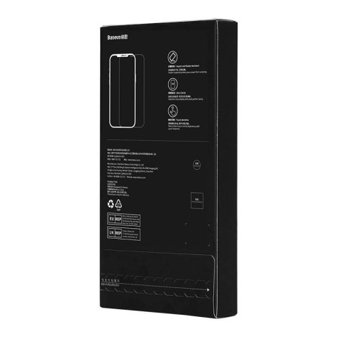 Szkło hartowane iPhone 12 Pro Max Baseus 0.4mm Corning HD + zestaw czyszczący