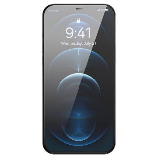 Szkło hartowane iPhone 12 Pro Max Baseus Schott HD 0.3mm z powłoką przeciwpyłową