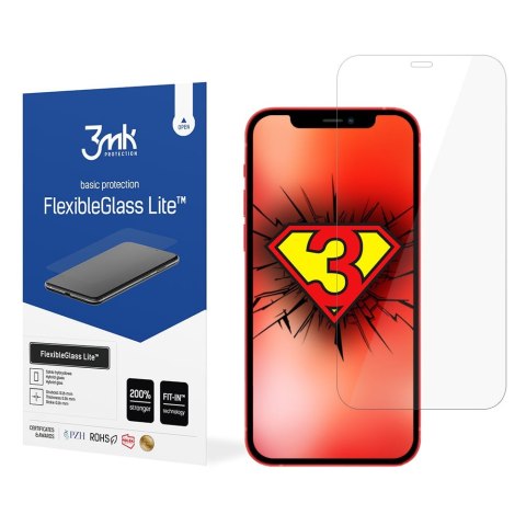 Szkło hybrydowe iPhone 12 Pro Max 3MK FlexibleGlass Lite