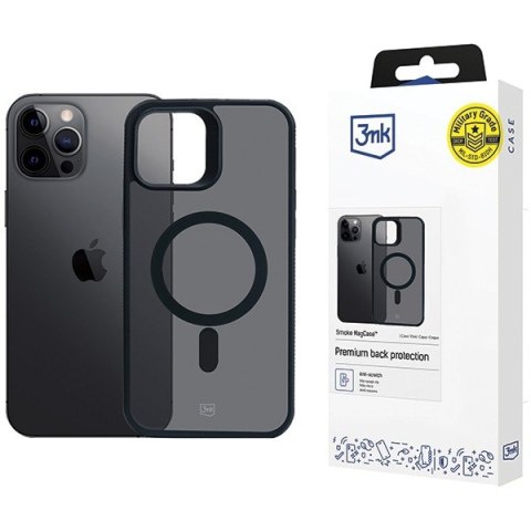 Etui na telefon iPhone 12 Pro Max 3MK MagCase Smoke - ochrona i styl