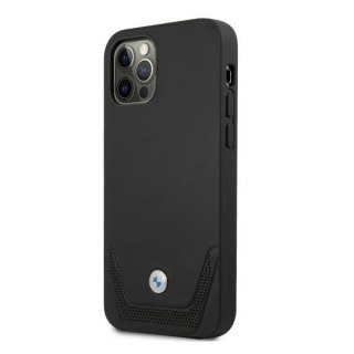 Etui BMW BMHCP12MRSWPK Apple iPhone 12/12 Pro czarny/black hardcase Leather Perforate