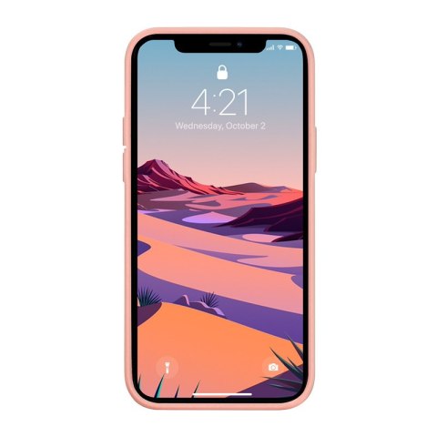 Etui na telefon iPhone 12/12 Pro Crong różowy - stylowe i funkcjonalne