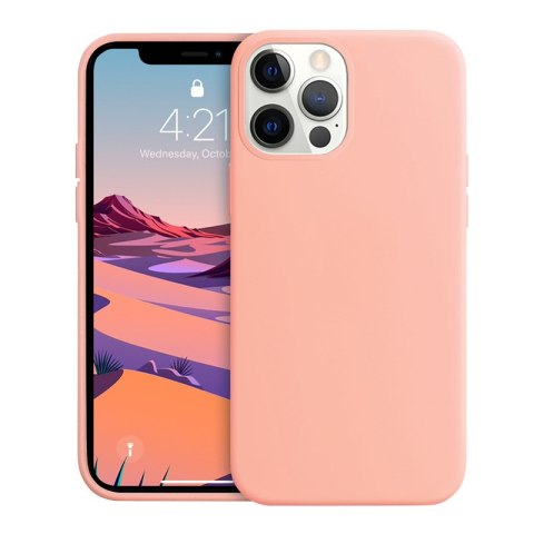 Etui na telefon iPhone 12/12 Pro Crong różowy - stylowe i funkcjonalne