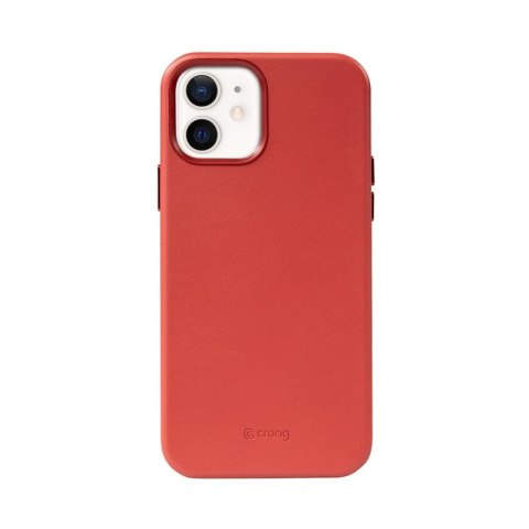 Etui na telefon iPhone 12/12 Pro Crong Essential Cover czerwony