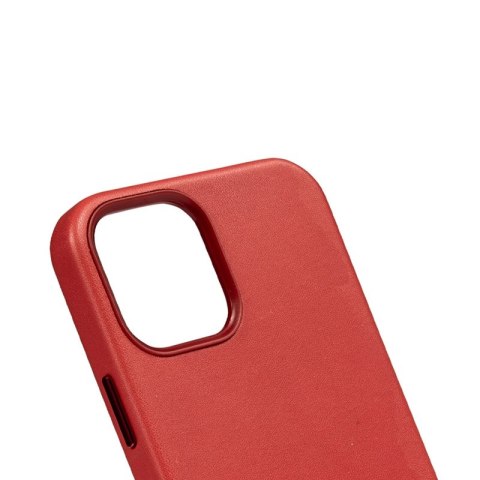 Etui na telefon iPhone 12/12 Pro Crong Essential Cover czerwony