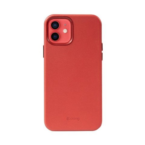 Etui na telefon iPhone 12/12 Pro Crong Essential Cover czerwony