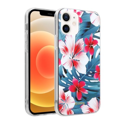 Etui na telefon iPhone 12/12 Pro Crong Flower Case wzór 03