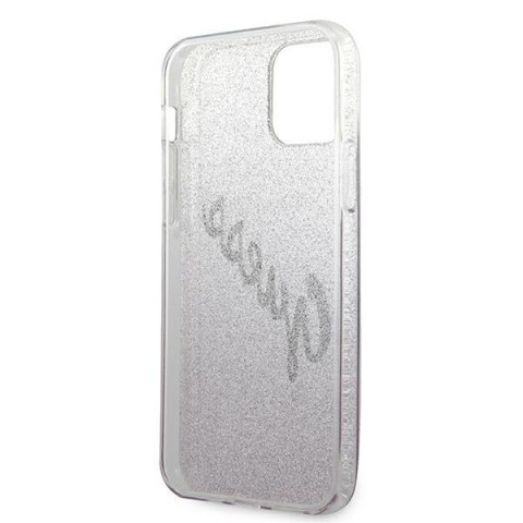 Etui na telefon iPhone 12/12 Pro Guess Glitter Gradient Różowy Hardcase