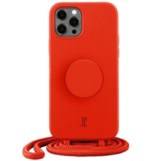 Etui Just Elegance PopGrip Apple iPhone 12/12 Pro czerwony/red 30034