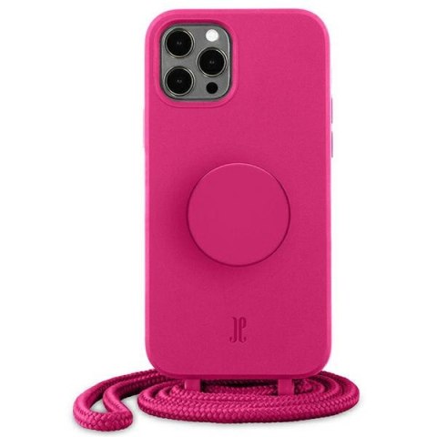 Etui iPhone 13 Pro Just Elegance PopGrip purpurowe