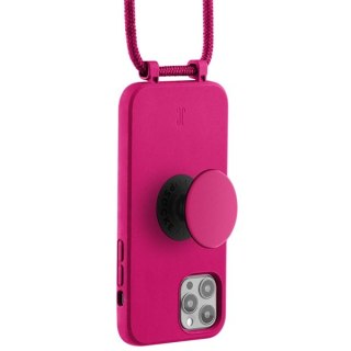 Etui iPhone 13 Pro Just Elegance PopGrip purpurowe