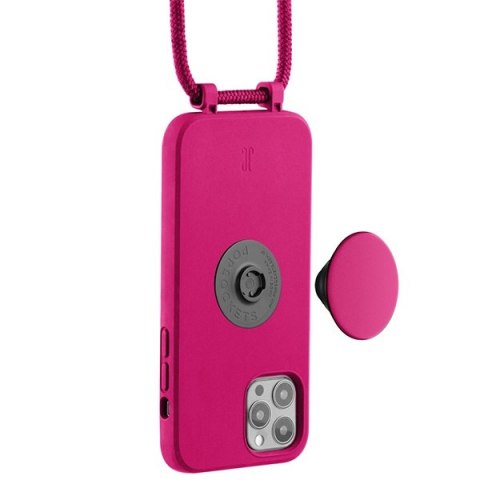 Etui iPhone 13 Pro Just Elegance PopGrip purpurowe