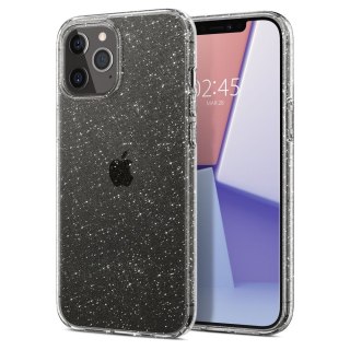 Etui iPhone 12 / 12 Pro Spigen Liquid Crystal brokatowe przezroczyste