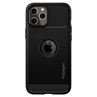 Etui iPhone 12 / 12 Pro Spigen Rugged Armor matowe czarne