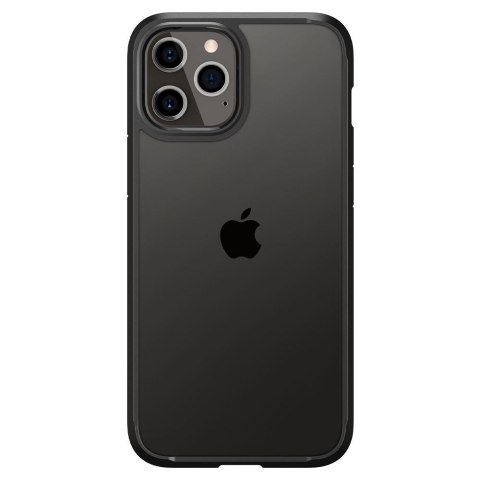 Etui na telefon iPhone 12/12 Pro Spigen Ultra Hybrid matowe czarne