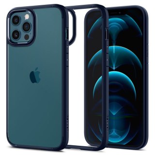 Etui iPhone 12 / 12 Pro Spigen Ultra Hybrid granatowe