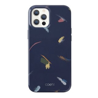 Etui iPhone 12 / 12 Pro UNIQ Coehl Reverie niebieski / prussian blue