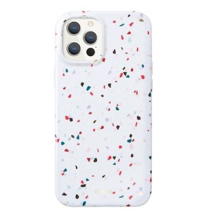 Etui iPhone 12 / 12 Pro UNIQ Coehl Terrazzo biały / natural white