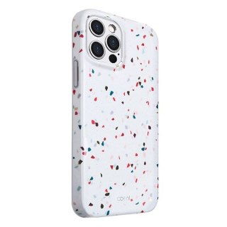 Etui iPhone 12 / 12 Pro UNIQ Coehl Terrazzo biały / natural white