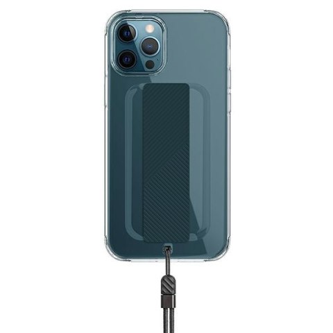 Etui na telefon iPhone 12/12 Pro UNIQ Heldro przezroczyste Antimicrobial