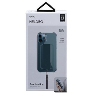 Etui iPhone 12 / 12 Pro UNIQ Heldro przezroczysty Antimicrobial