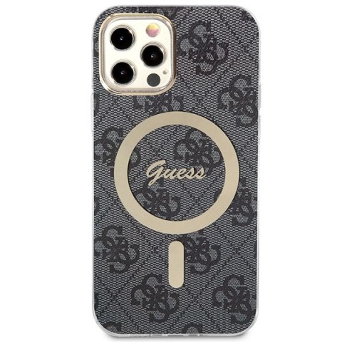 Etui na telefon Apple iPhone 12/12 Pro Guess 4G MagSafe + ładowarka