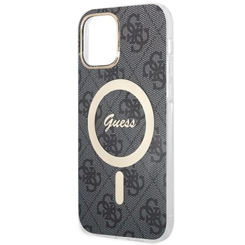 Etui na telefon Apple iPhone 12/12 Pro Guess 4G MagSafe + ładowarka