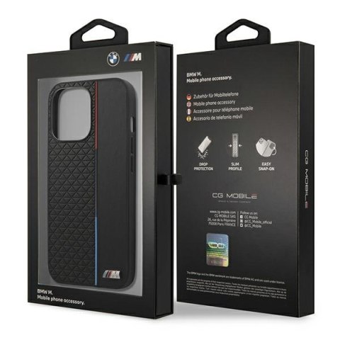 Etui na telefon iPhone 13 Pro Max BMW czarne hardcase M Collection