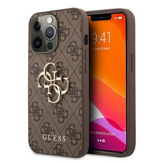 Etui Guess GUHCP13X4GMGBR Apple iPhone 13 Pro Max brązowy/brown hardcase 4G Big Metal Logo