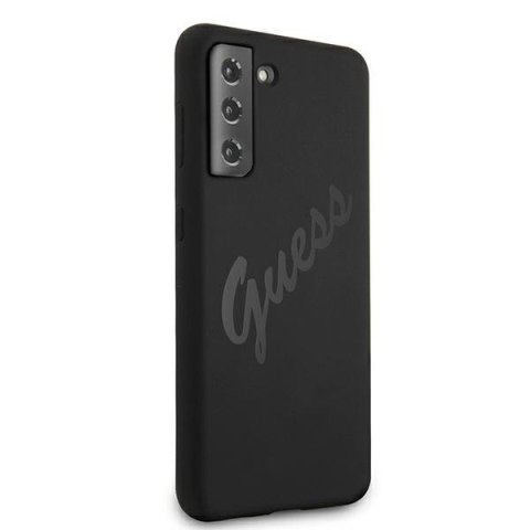 Etui Guess GUHCS21MLSVSBK Samsung Galaxy S21+ Plus czarny/black hardcase Script Vintage