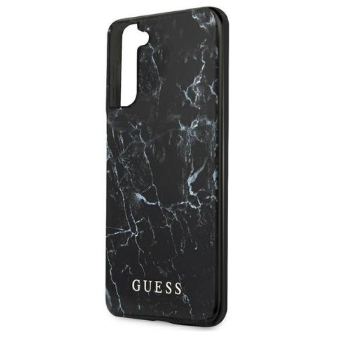 Etui Samsung Galaxy S21+ Plus Guess hardcase Marble czarne