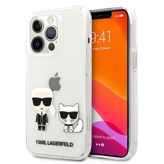 Etui na telefon iPhone 13 Pro Max Karl Lagerfeld przezroczyste Karl & Choupette