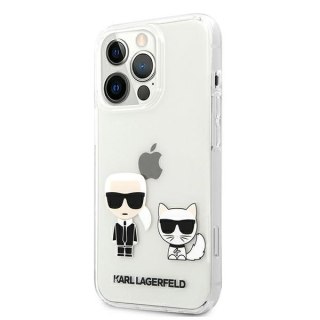 Etui na telefon iPhone 13 Pro Max Karl Lagerfeld przezroczyste Karl & Choupette