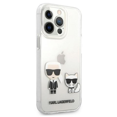 Etui na telefon iPhone 13 Pro Max Karl Lagerfeld przezroczyste Karl & Choupette