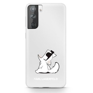 Etui Karl Lagerfeld KLHCS21MCFNRC Samsung Galaxy S21+ Plus hardcase transparent Choupette Fun