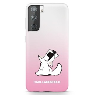 Etui Karl Lagerfeld KLHCS21MCFNRCPI Samsung Galaxy S21+ Plus hardcase różowy/pink Choupette Fun