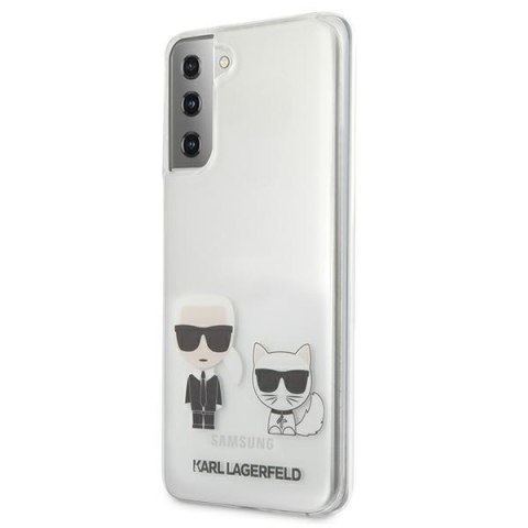 Etui Samsung Galaxy S21+ Plus Karl Lagerfeld transparentne hardcase Karl & Choupette