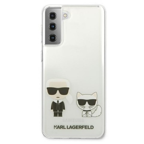 Etui Samsung Galaxy S21+ Plus Karl Lagerfeld transparentne hardcase Karl & Choupette