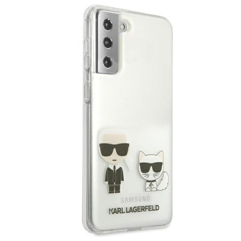 Etui Samsung Galaxy S21+ Plus Karl Lagerfeld transparentne hardcase Karl & Choupette