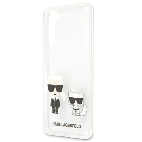 Etui Samsung Galaxy S21+ Plus Karl Lagerfeld transparentne hardcase Karl & Choupette