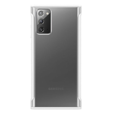 Etui na telefon Samsung Galaxy Note 20 EF-GN980CW przezroczyste białe